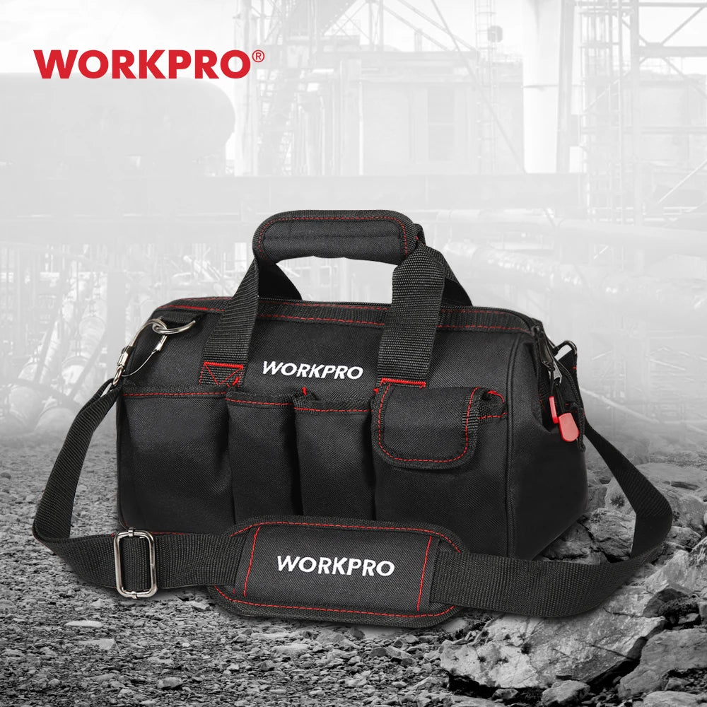 12/14/16/18 Inch Tool Bag 600D Polyester Electrician Shoulder Bag Tool Kits Bag Multi Bag Men Crossbody Bag for Tools