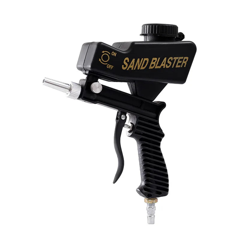 Adjustable Sandblasting Gun 90Psi Portable Sand Blaster Sand Blasting Machine Gravity Small Handheld Pneumatic Blasting Gun Sets