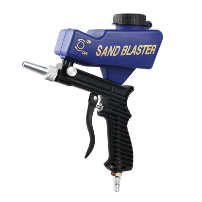 Adjustable Sandblasting Gun 90Psi Portable Sand Blaster Sand Blasting Machine Gravity Small Handheld Pneumatic Blasting Gun Sets