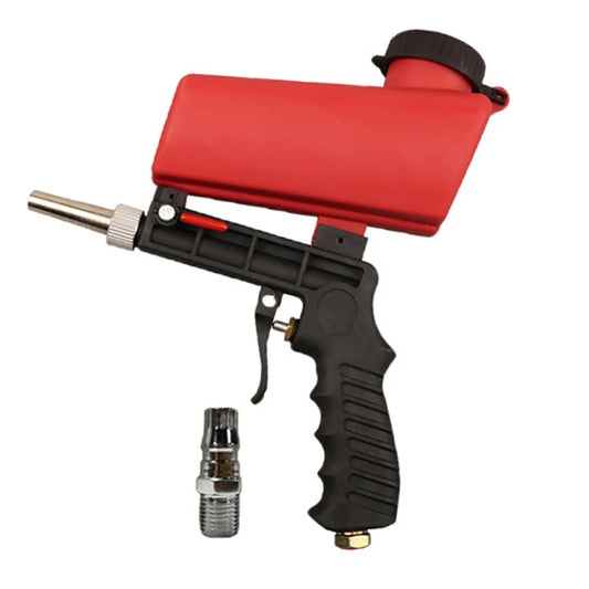 Adjustable Sandblasting Gun 90Psi Portable Sand Blaster Sand Blasting Machine Gravity Small Handheld Pneumatic Blasting Gun Sets
