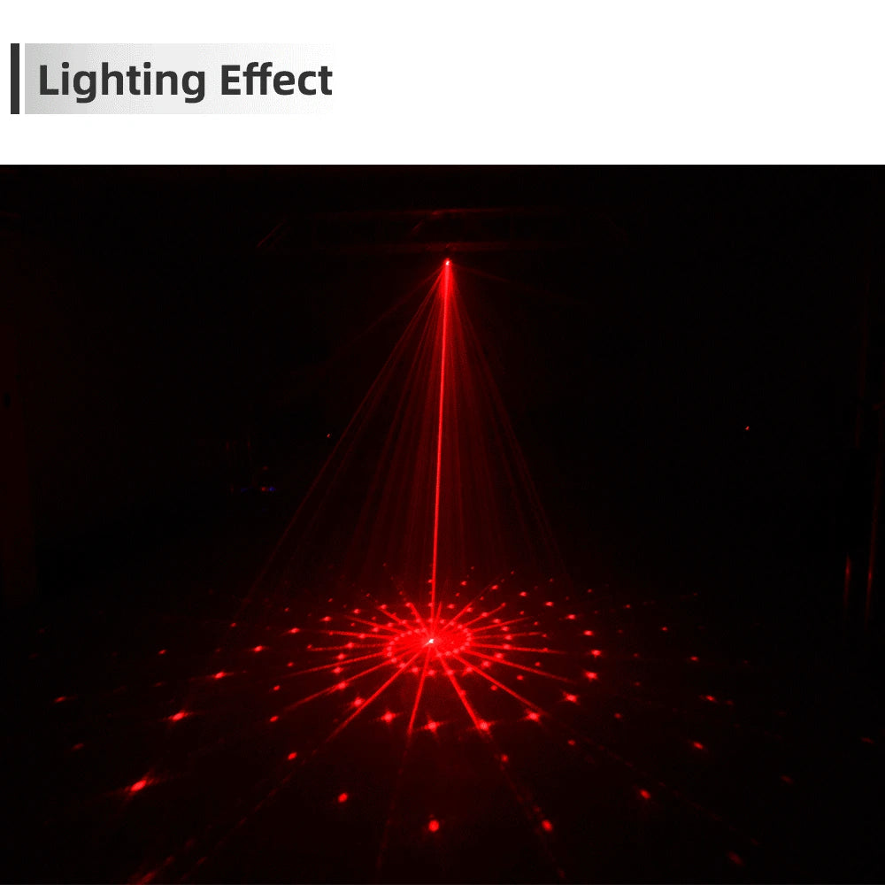 Disco LED Light 60 Patterns RGB Laser Projection Lamp Wireless Controller Effect Stage Lights Home Decotrative Party DJ KTV Ball